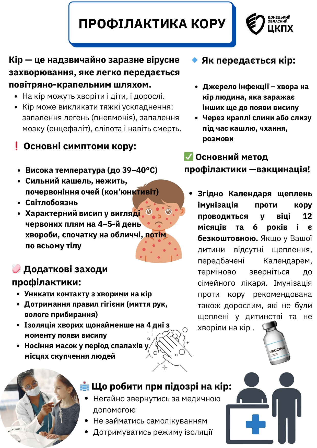 Профілактика кору