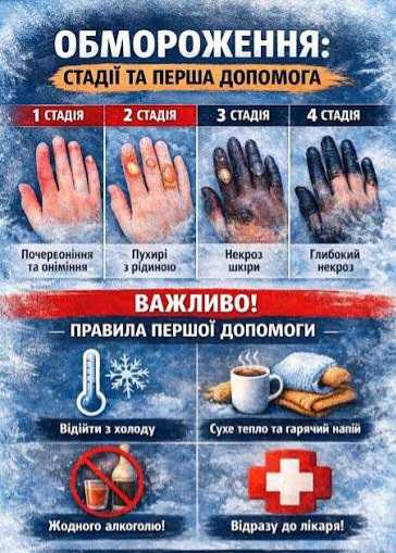 Все про обмороження